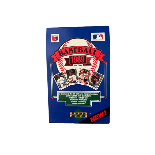 1989 upper deck High Series Baseball packs